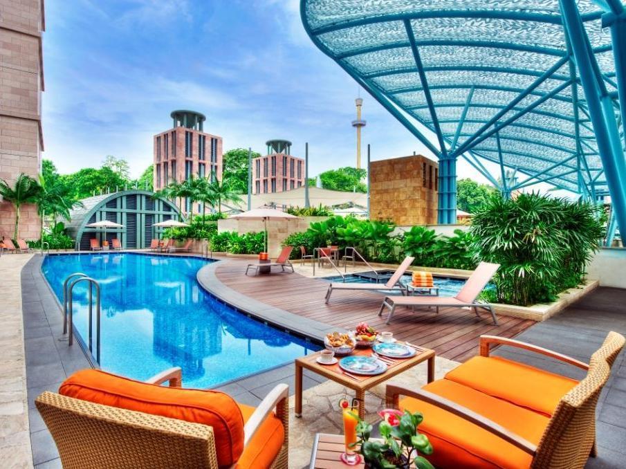 Resorts World Sentosa - Hotel Michael Szingapúr Kültér fotó